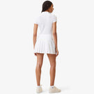 Lacoste Women's Pleated Back Tennis Skirt - White/Green