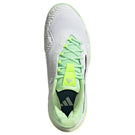 adidas Men's Barricade 13 - Cloud White/Semi Green Spark