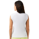 Lacoste Women's Pique Sleeveless Polo - White/Grey