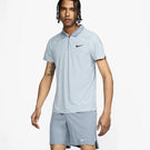 Nike Men's Slam Advantage Paris Polo - Light Armory Blue