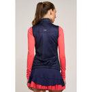 Lija Women's Holiday Wind Vest - Eggplant