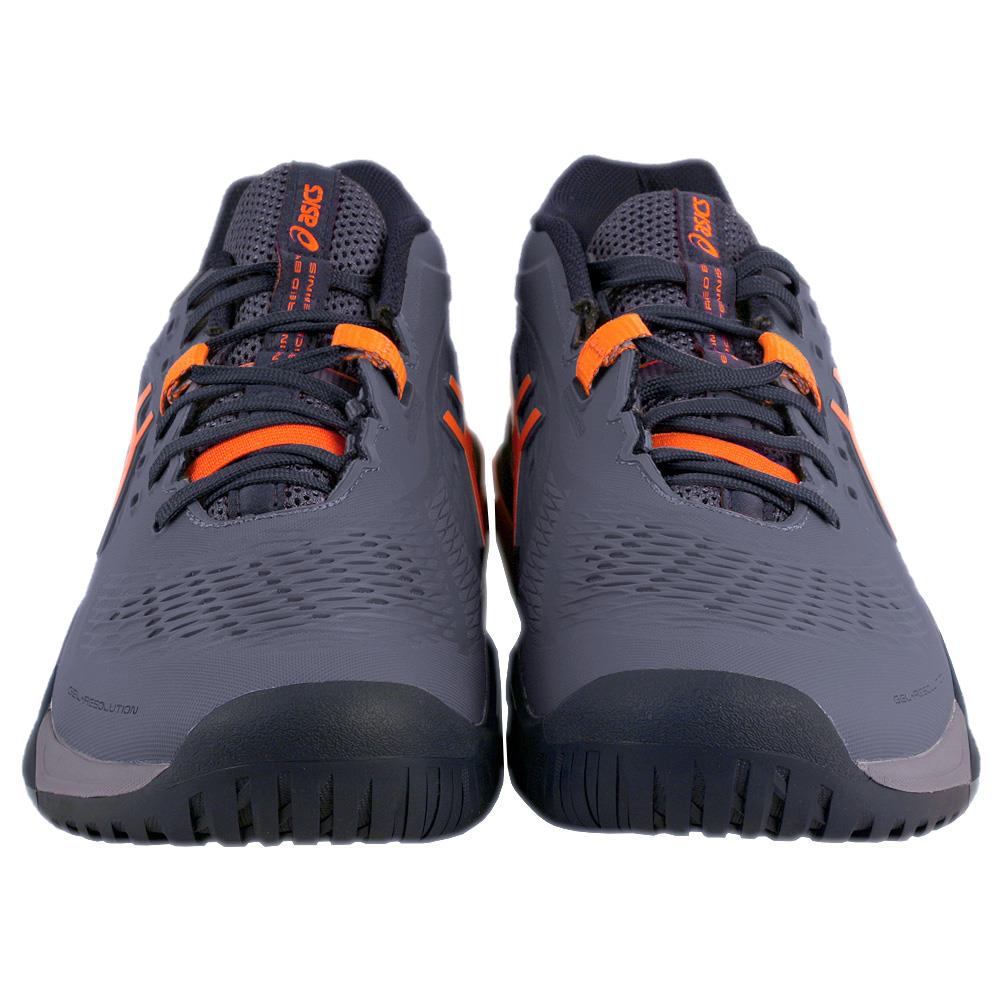 Asics Men's Gel-Resolution X - 2E Width - Greyish Purple/Nova