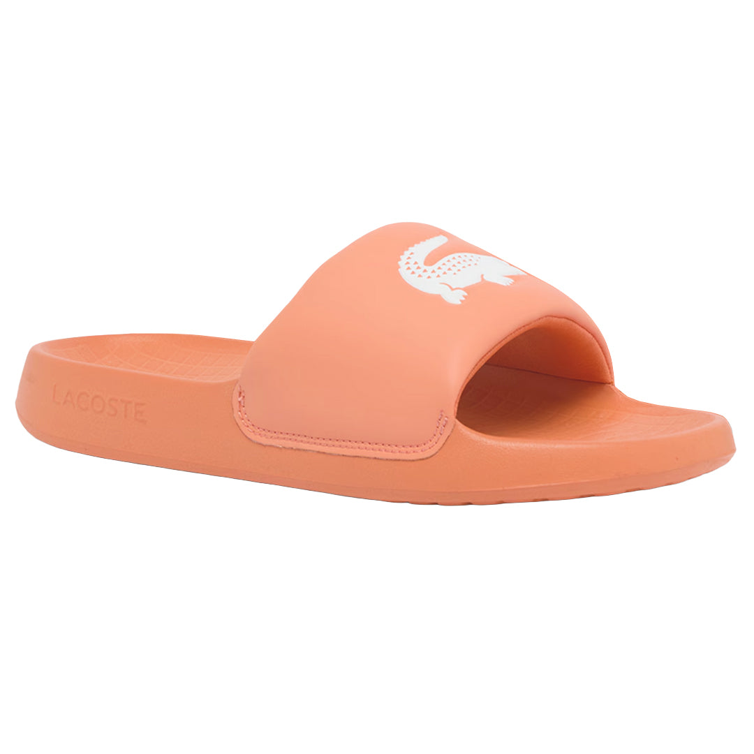 Lacoste Women's Serve Slides 1.0 - Peach/White