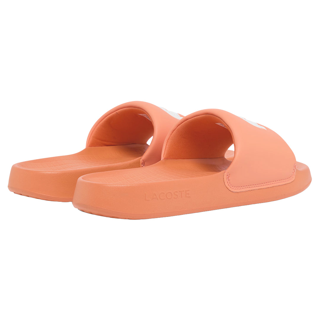 Lacoste Women's Serve Slides 1.0 - Peach/White