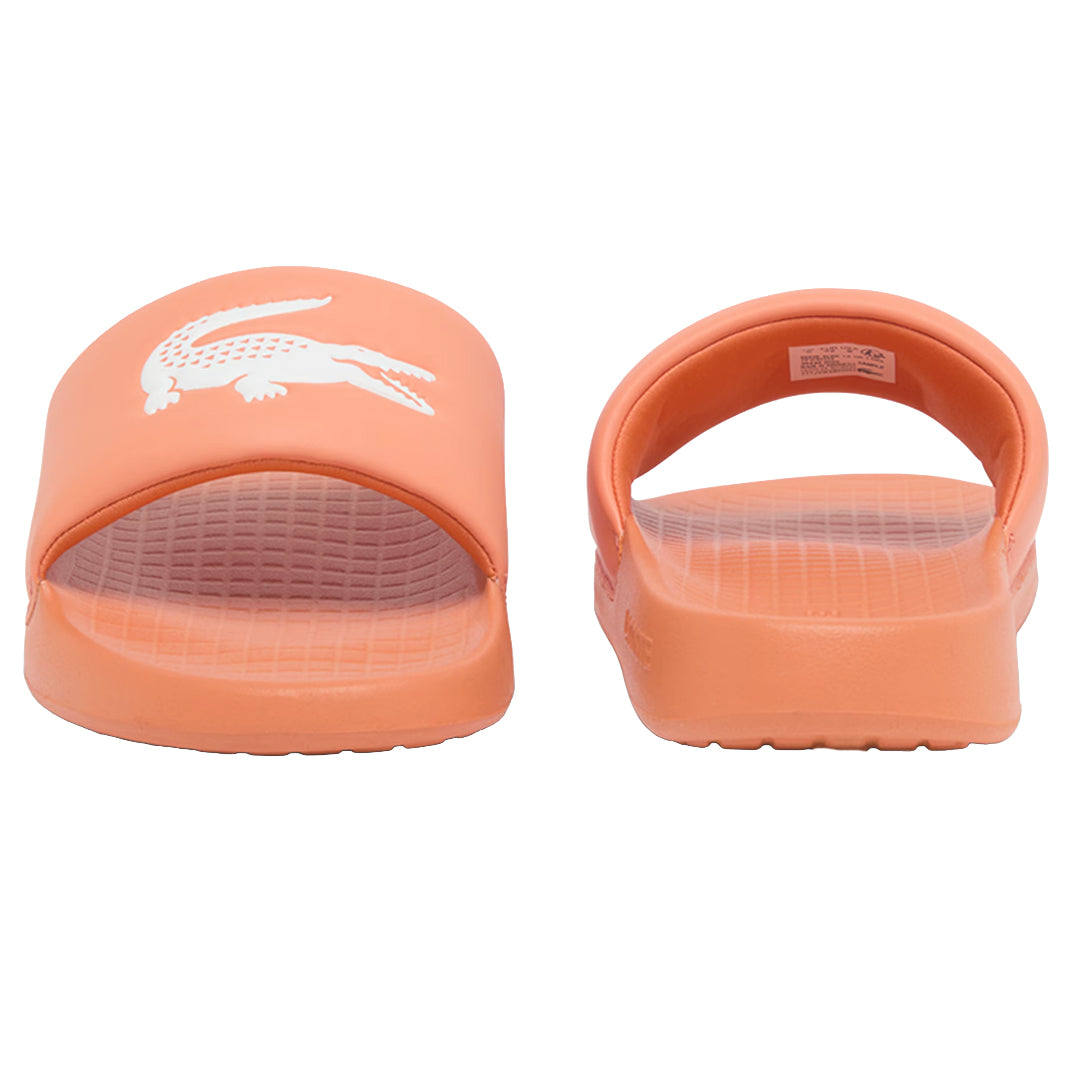 Lacoste Women's Serve Slides 1.0 - Peach/White