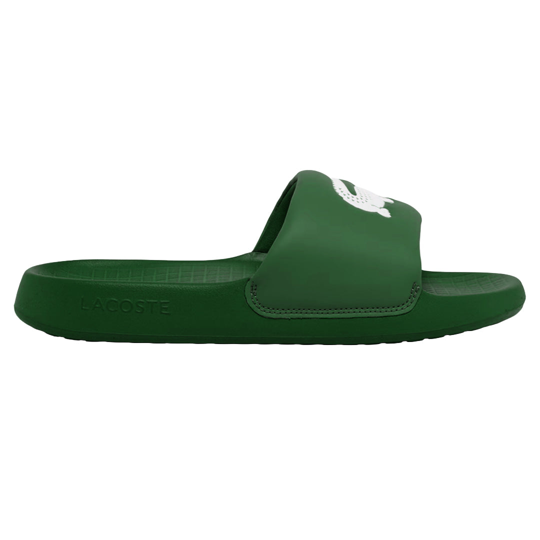 Lacoste Men's Serve Slides 1.0 - Dark Green/White