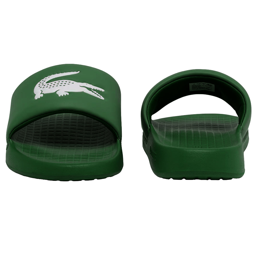 Lacoste Men's Serve Slides 1.0 - Dark Green/White