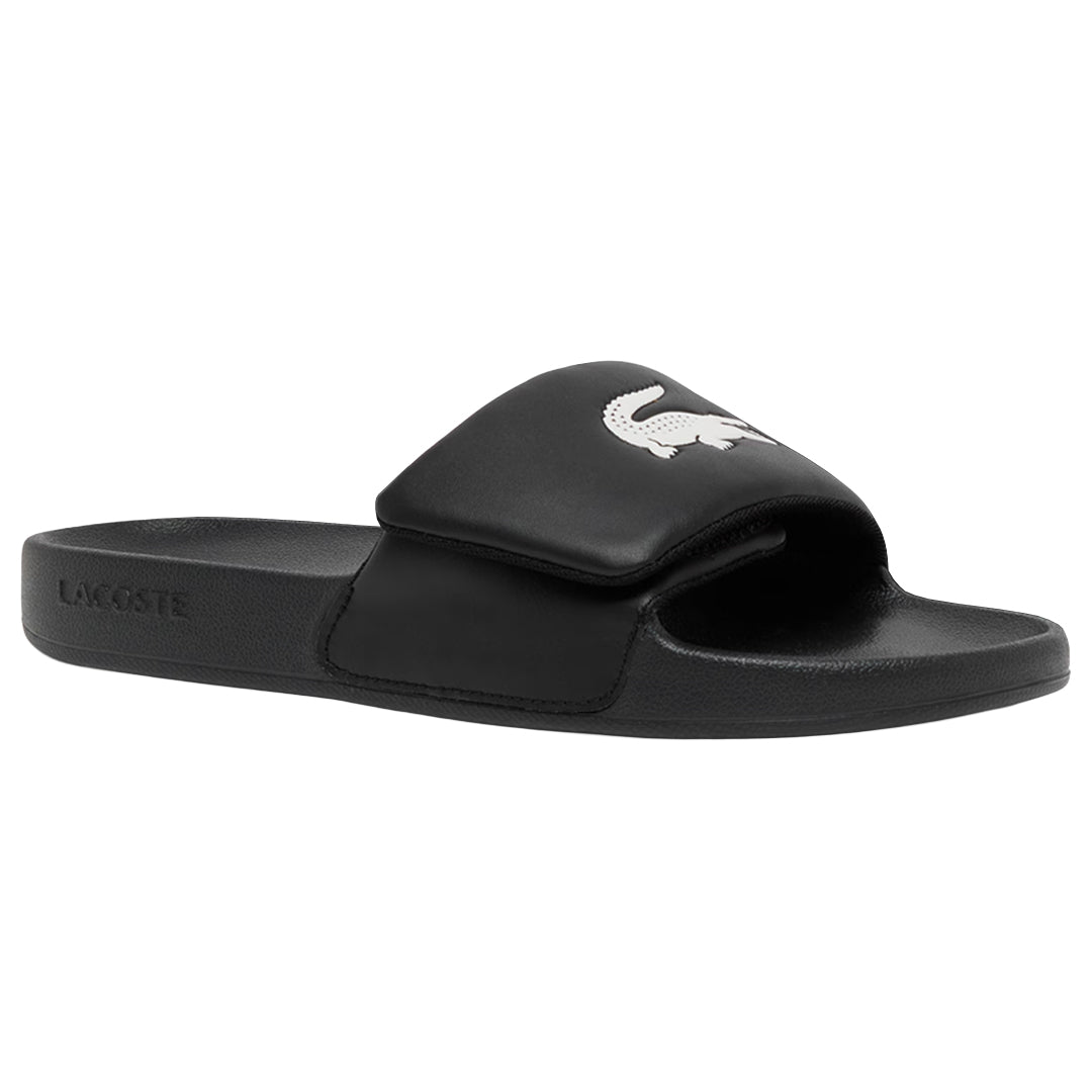 Lacoste Men's Serve Slide 0.0 Strap - Black/White