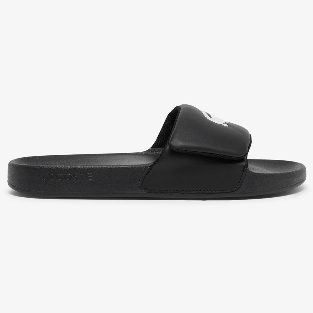Lacoste Women's Serve Slide 0.0 Strap - Black/White