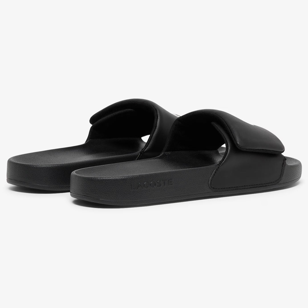 Lacoste Men's Serve Slide 0.0 Strap - Black/White