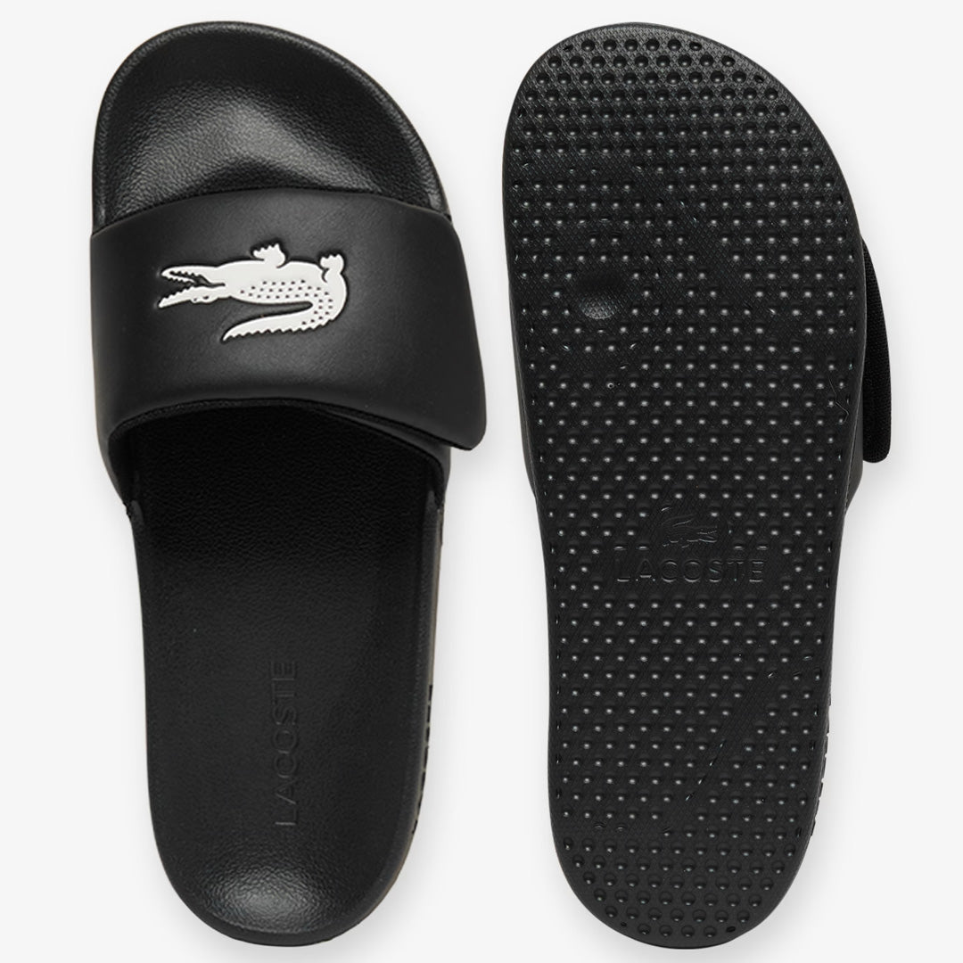Lacoste Men's Serve Slide 0.0 Strap - Black/White