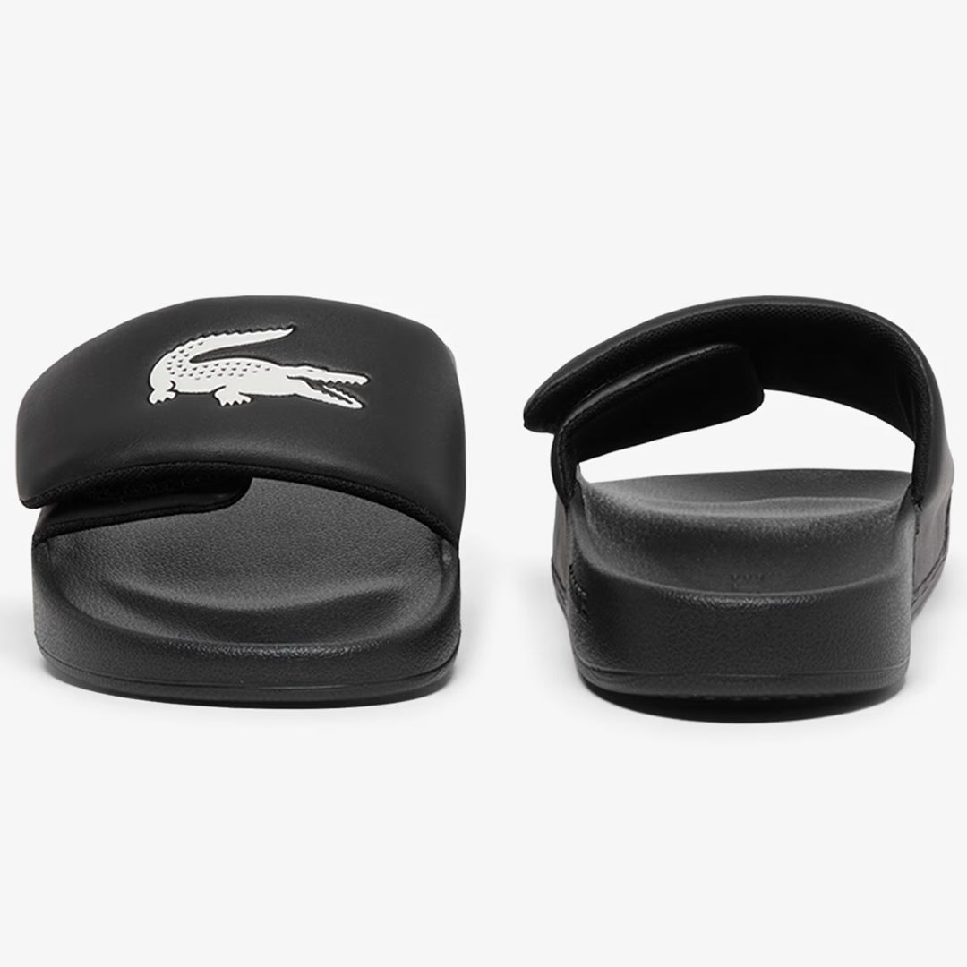 Lacoste Women's Serve Slide 0.0 Strap - Black/White