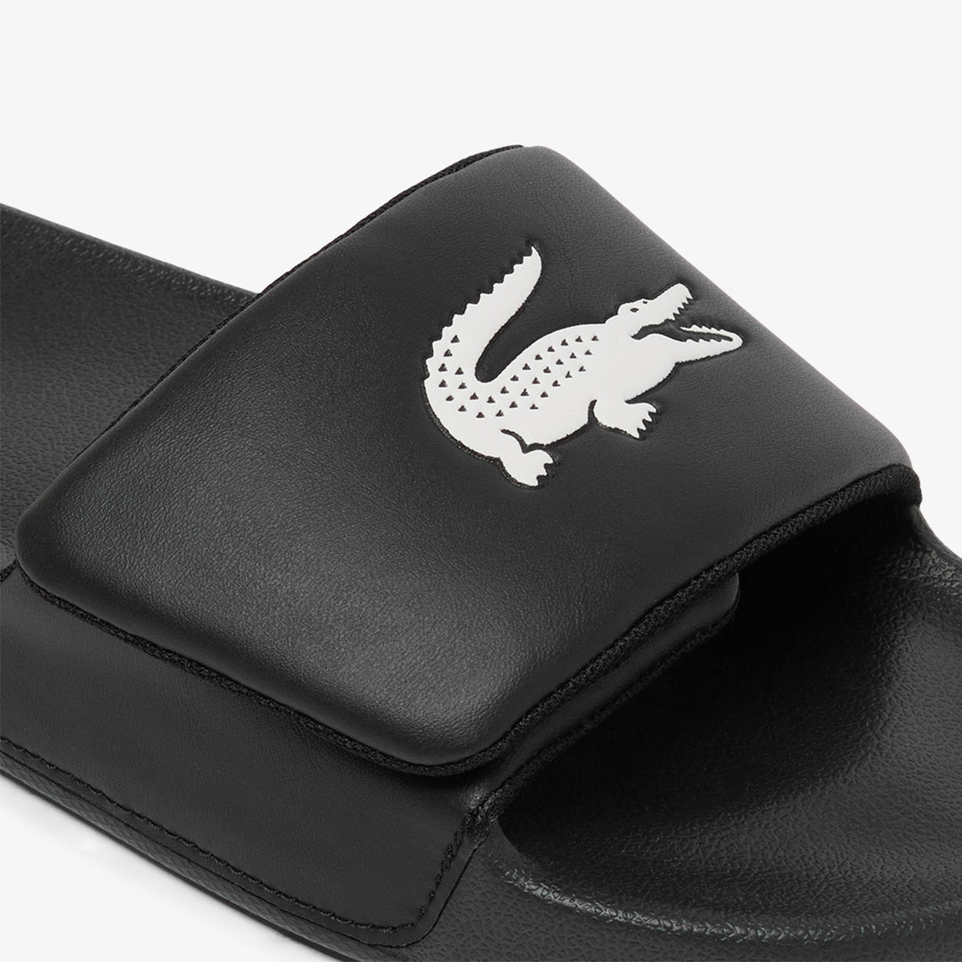 Lacoste Men's Serve Slide 0.0 Strap - Black/White