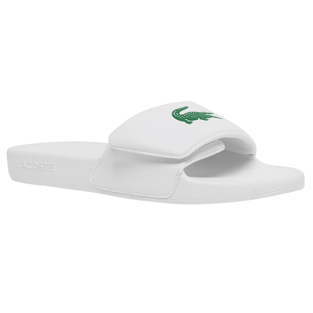 Lacoste Men's Serve Slide 0.0 Strap - White/Dark Green