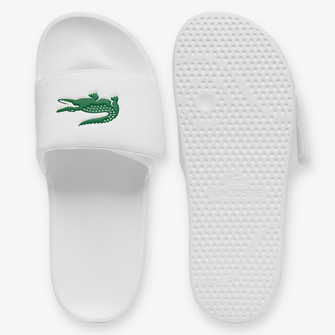 Lacoste Women's Serve Slide 0.0 Strap - White/Dark Green