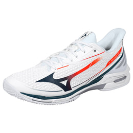 Mizuno Men's Wave Exceed Tour 7 - White/Insignia Blue