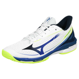Mizuno Men's Wave Exceed Tour 7 - White/Dazzling Blue