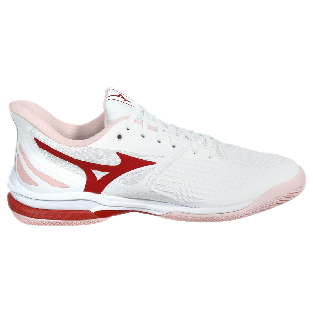 Mizuno Women's Wave Exceed Tour 7 - White/Firey Red