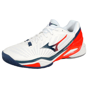 Mizuno Men's Neo Ace - White/Insignia Blue