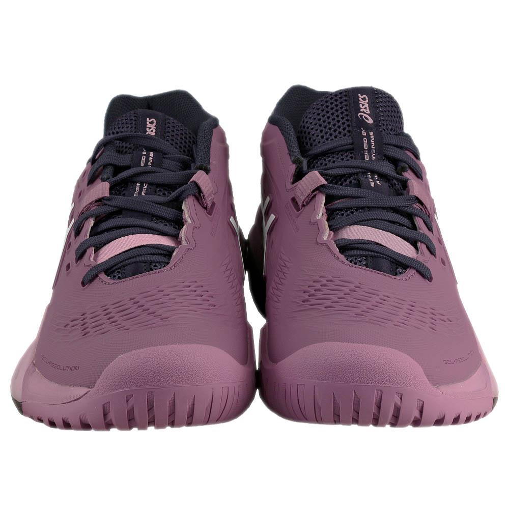 Asics Women's Gel-Resolution X - D Width - Ube/White