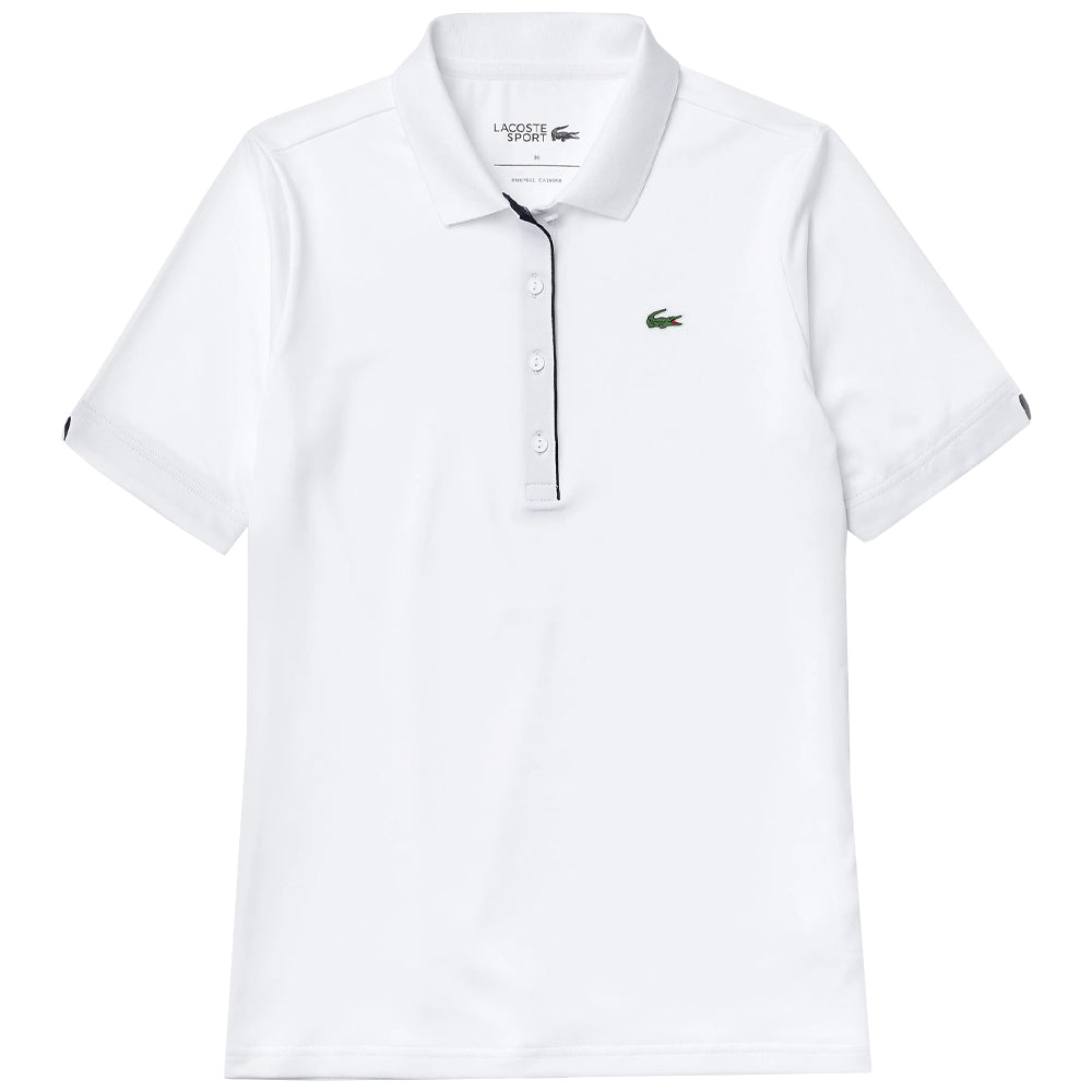 Lacoste Women's Sport Stretch Polo - White/Navy