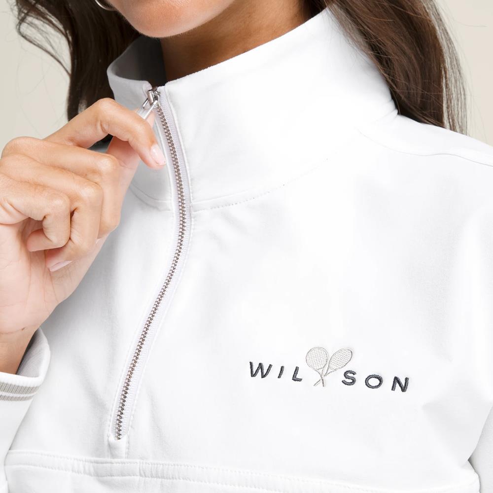 Wilson Women's Davenport Woven Pop Over - Bright White