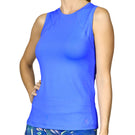 Sofibella Women's UV Colors Sleveless Top - Valley Blue