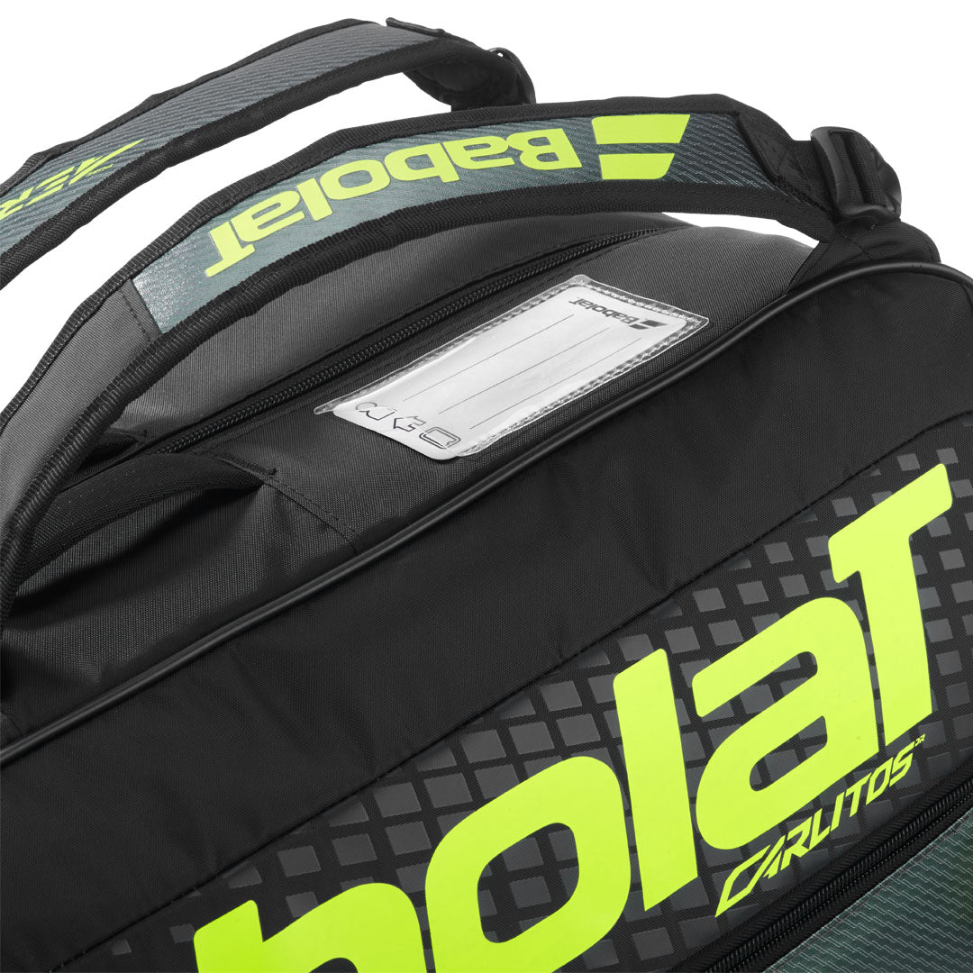 Babolat Junior RH Carlitos 3 Pack - Black/Yellow