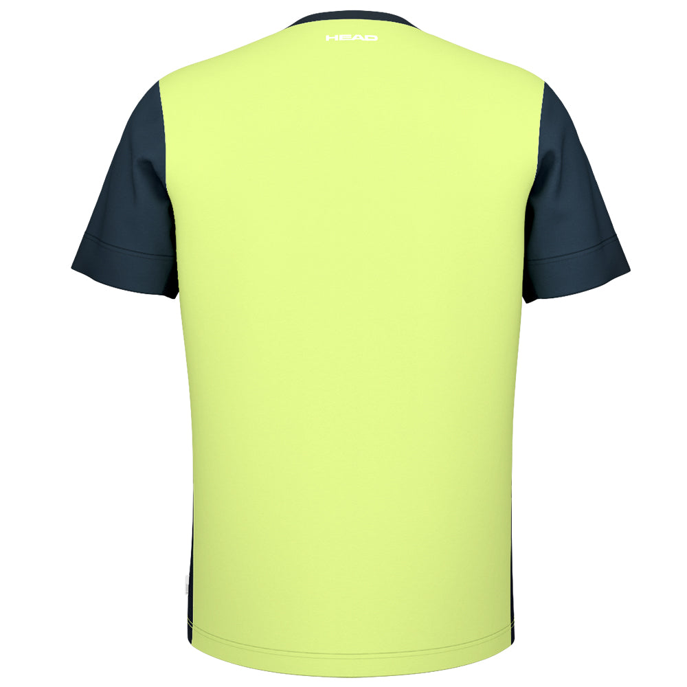 Head Men's Slice T-Shirt - Lightlime/Navy