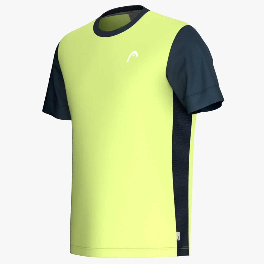 Head Men's Slice T-Shirt - Lightlime/Navy