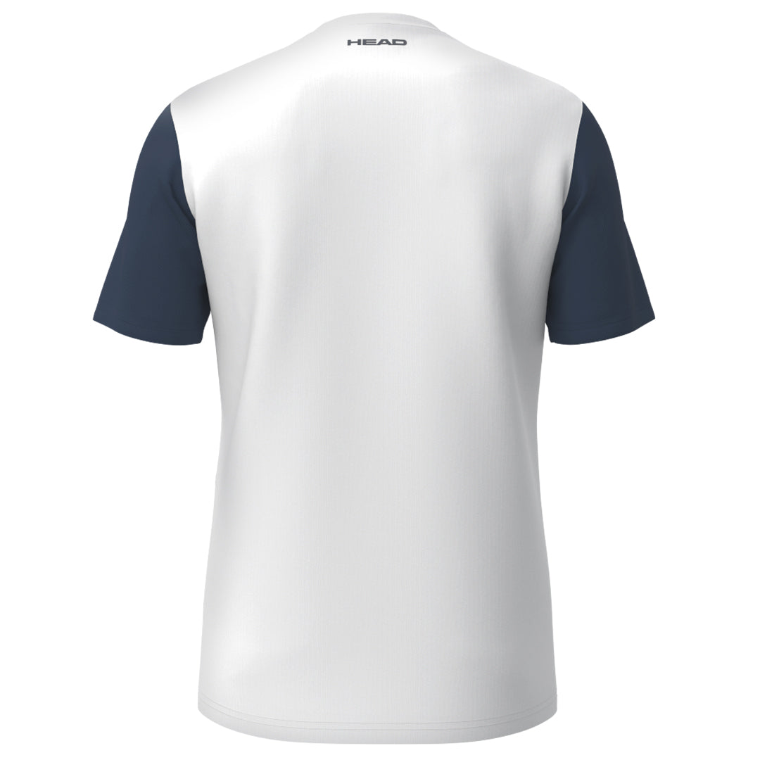 Head Boys Club Tech Tee - White/Navy