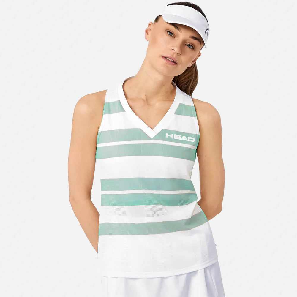 Head Women's Performance Tank - Print Perf/Aqua