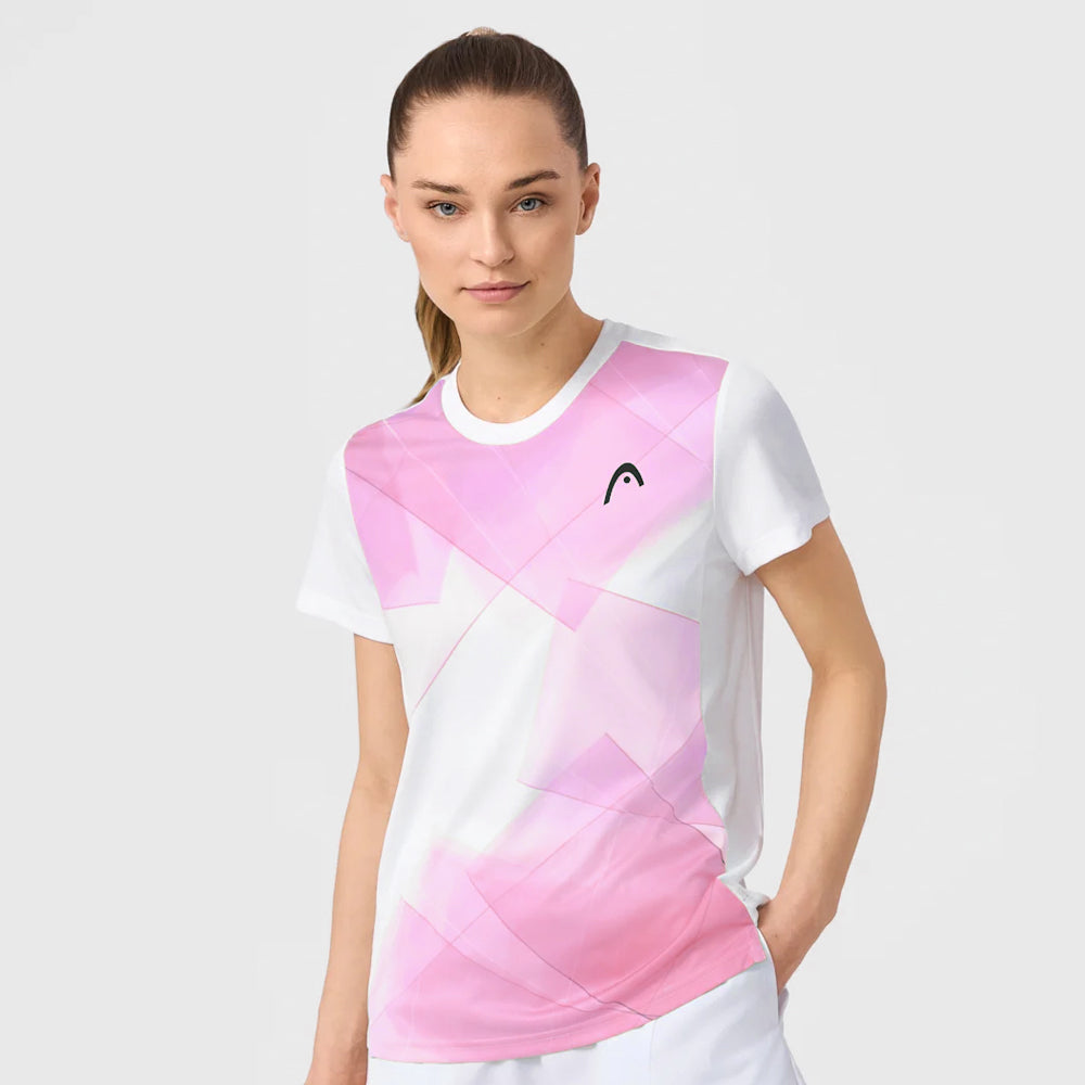 Head Women's Tie-Break Tee - Print Vision/Alight Lilac
