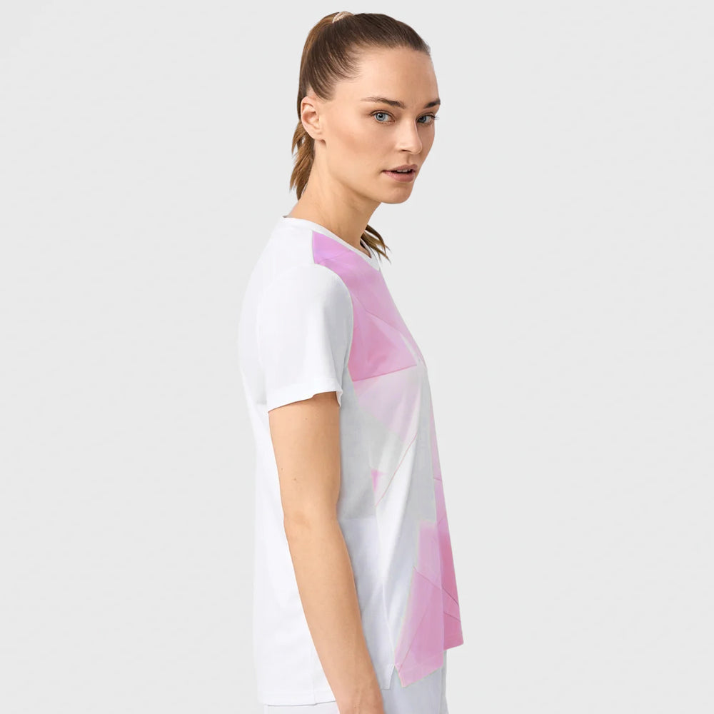 Head Women's Tie-Break Tee - Print Vision/Alight Lilac