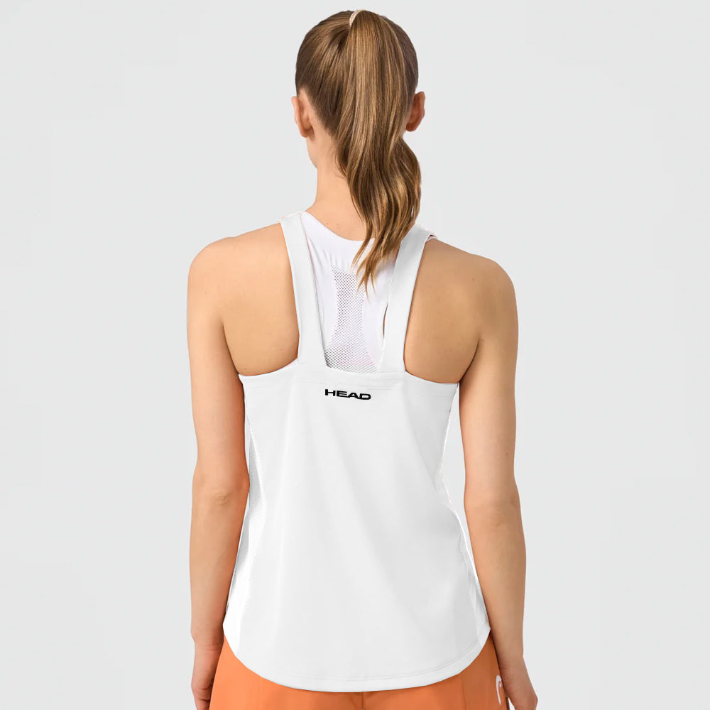Head Women's Spirit Tank - White