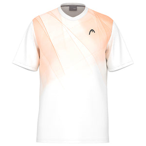 Head Boys Topspin T-Shirt - White/Campfire