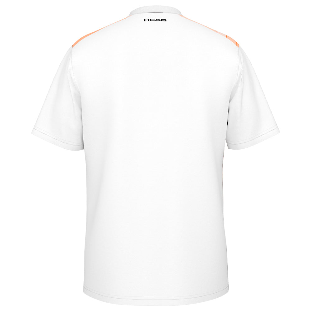 Head Boys Topspin T-Shirt - White/Campfire