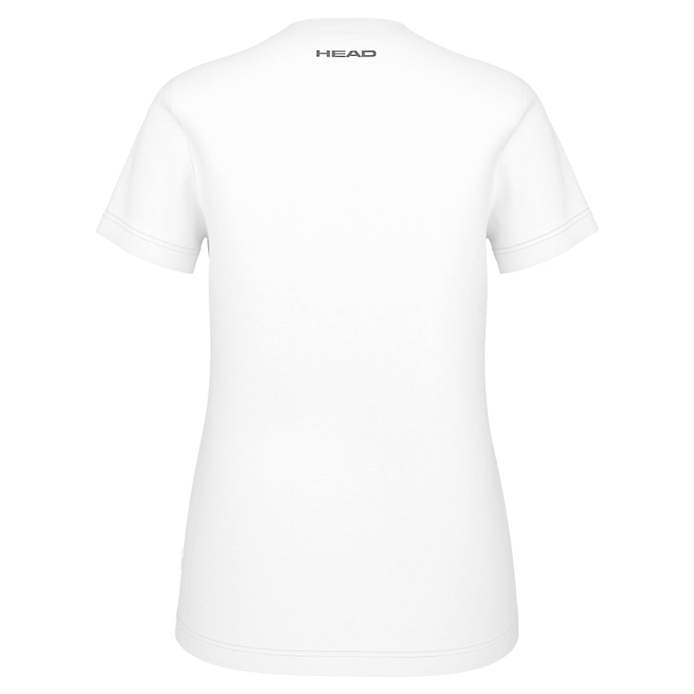 Head Girls Tie-Break T-Shirt - White/Lilac