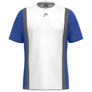Head Boys Club Tech Tee - White/Royal