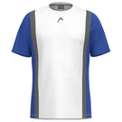 Head Boys Club Tech Tee - White/Royal