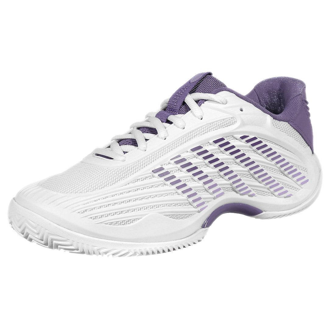 K-Swiss Women's Hypercourt Express 3 - Clay - White/Purple Haze