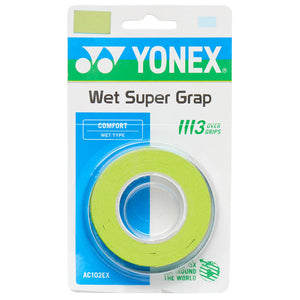 Yonex Wet Super Grap - 3 Pack - Citrus Green