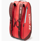 Yonex Team Racquet Bag 9 Pack - Ruby Red