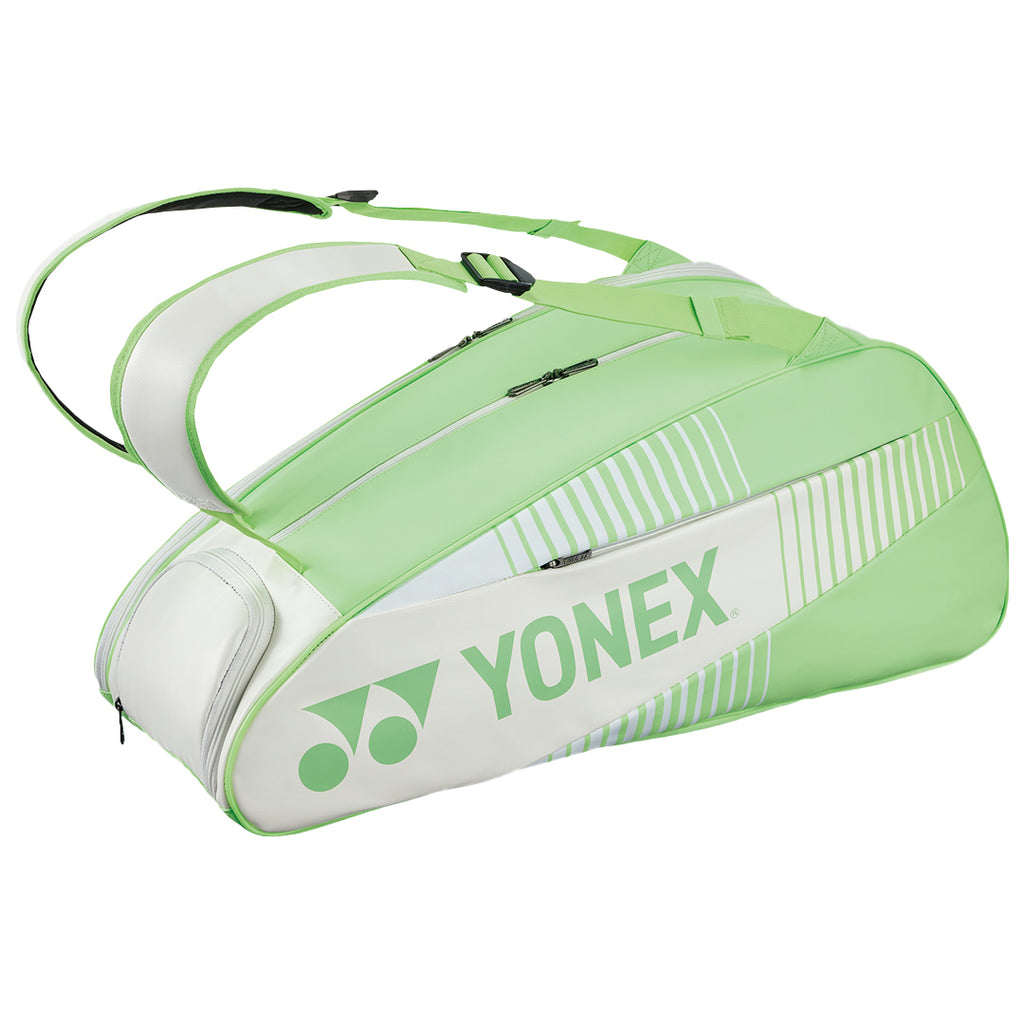 Yonex Active Racquet Bag 6 Pack - White/Green