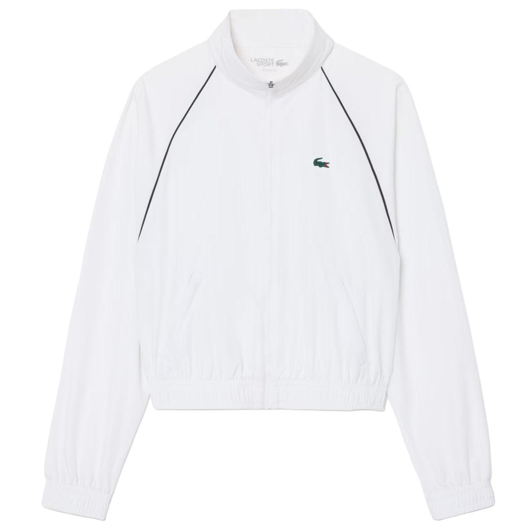 Lacoste Women's Trim Accent Sport Jacket - White