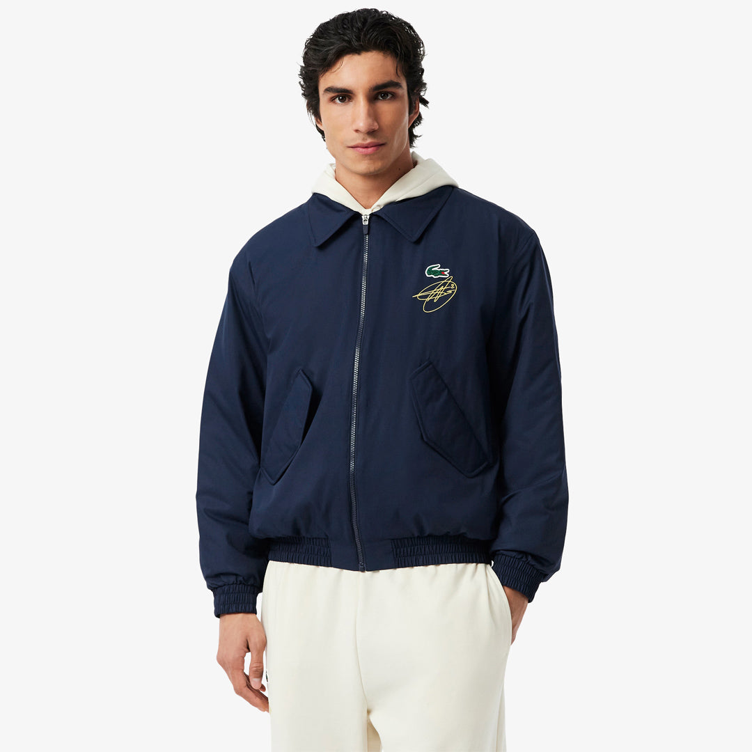 Lacoste Men's Djokovic X Tennis Jacket - Navy Blue