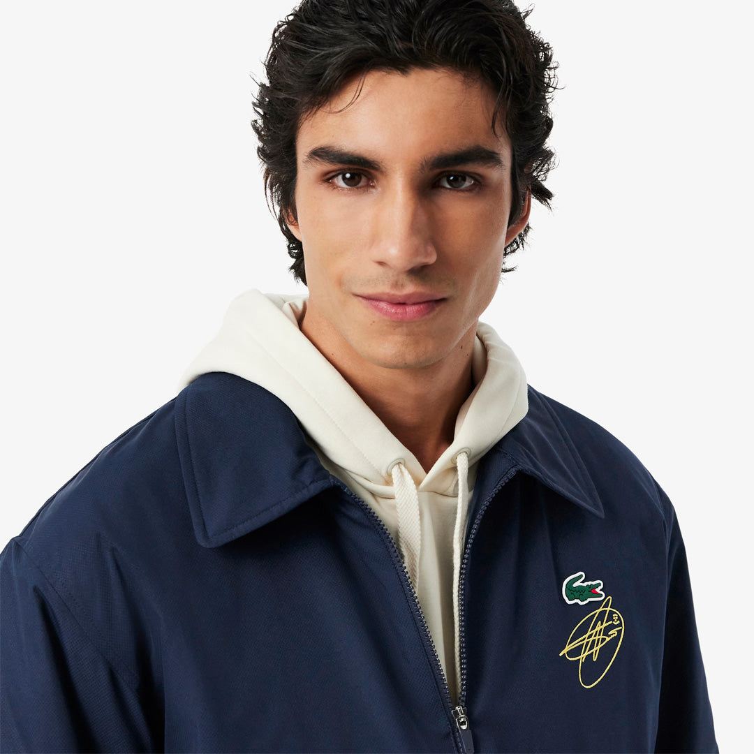 Lacoste Men's Djokovic X Tennis Jacket - Navy Blue