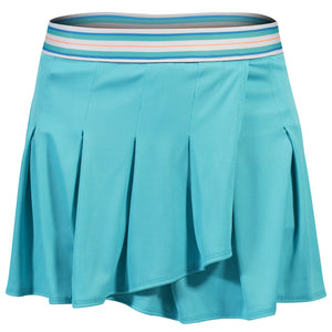 Lucky In Love Women's Making Waves Coastline Stripe Skort - Scuba