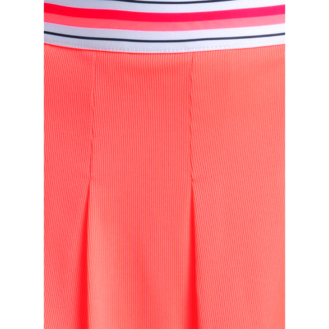 Lucky In Love Women's Glow Set Glow Stroke Skort - Hot Lava
