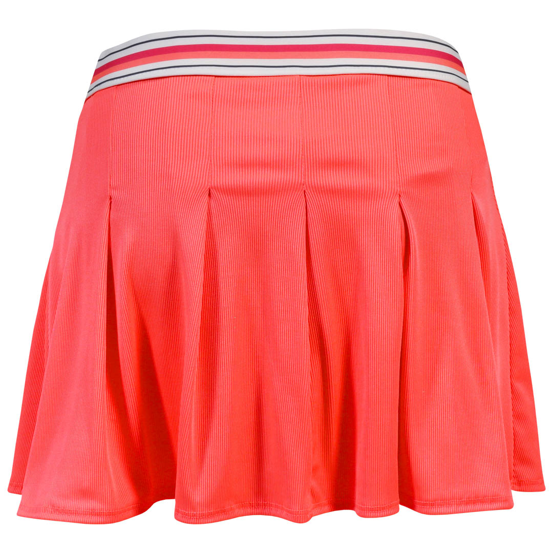 Lucky In Love Women's Glow Set Glow Stroke Skort - Hot Lava